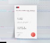 An image of a Swinburne University graduation certificate from a "Bachelor of Cyber Security" placed on a grey background with lines of code across it.