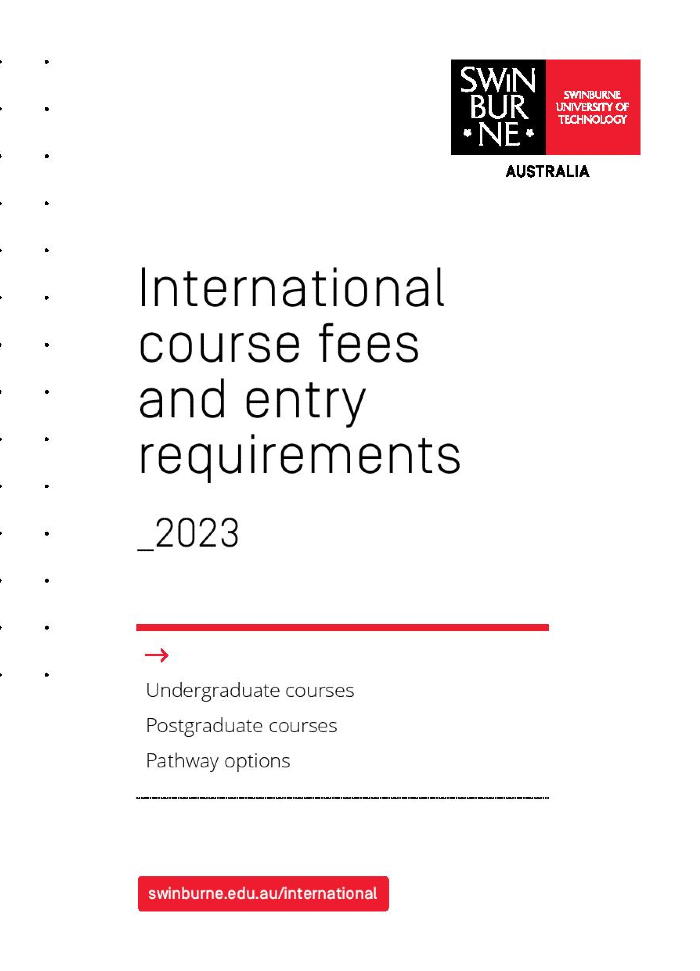 International course fees and entry requirements 2023