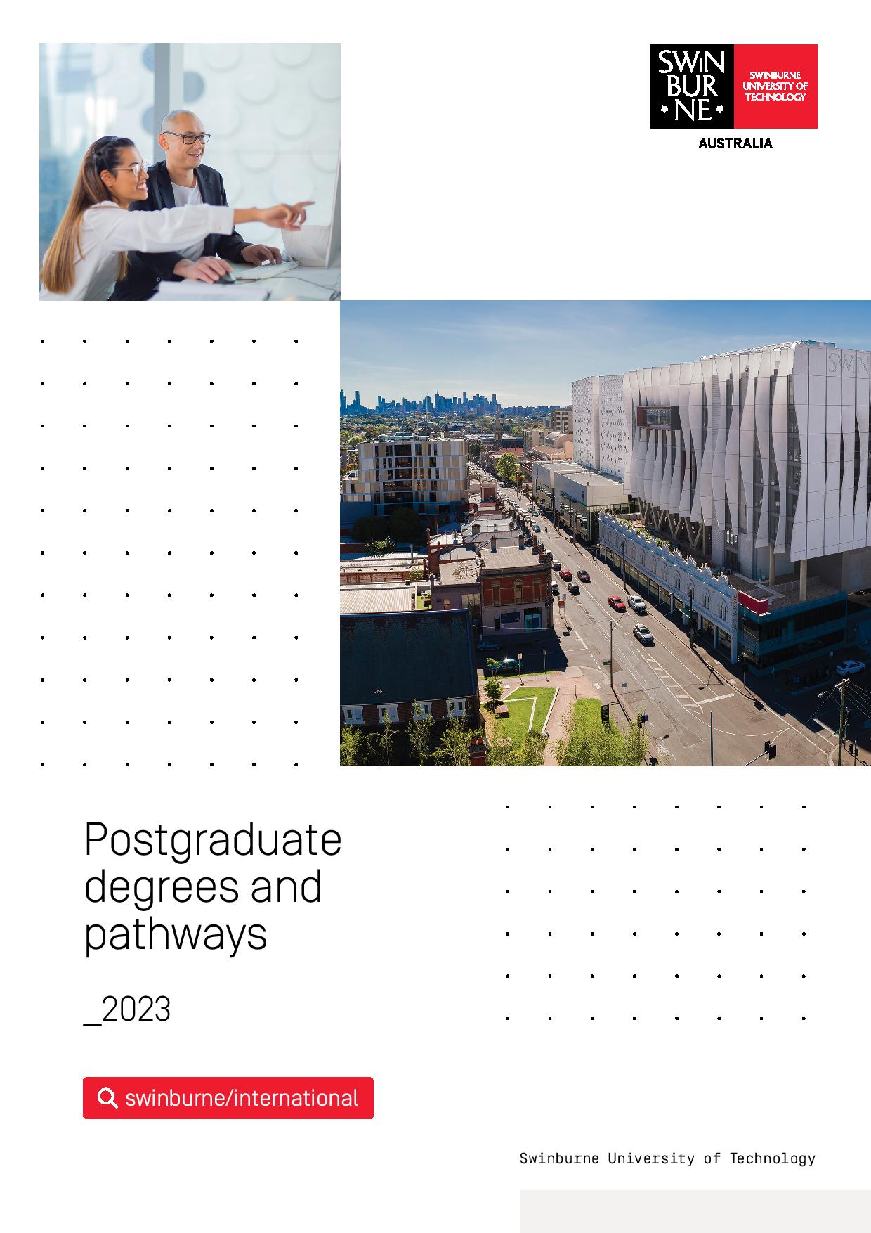 Postgraduate degrees and pathways 2023