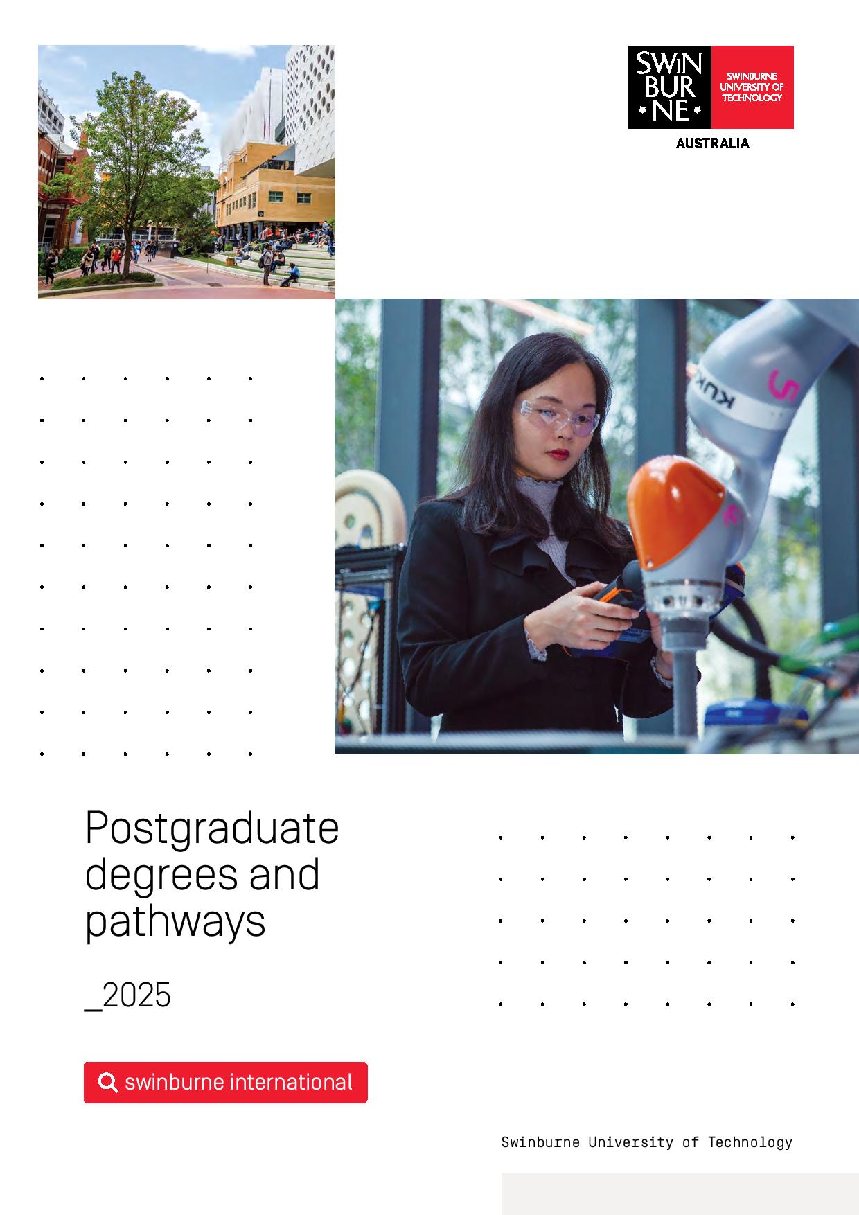 Postgraduate degrees and pathways 2025