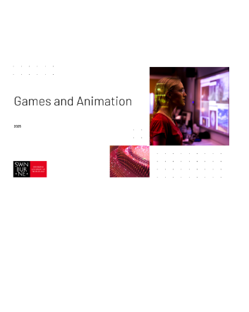 Games and Animation 2025