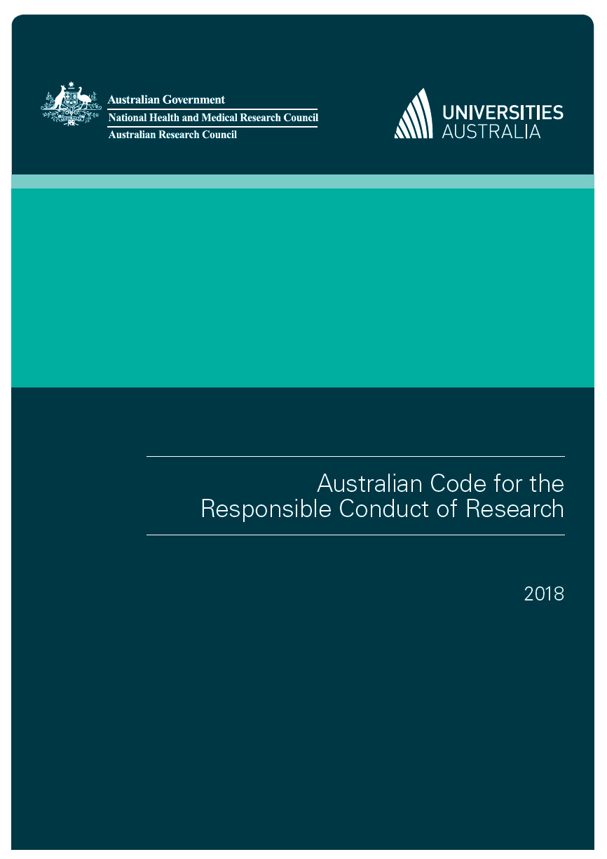 The Australian Code for the Responsible Conduct of Research 2018