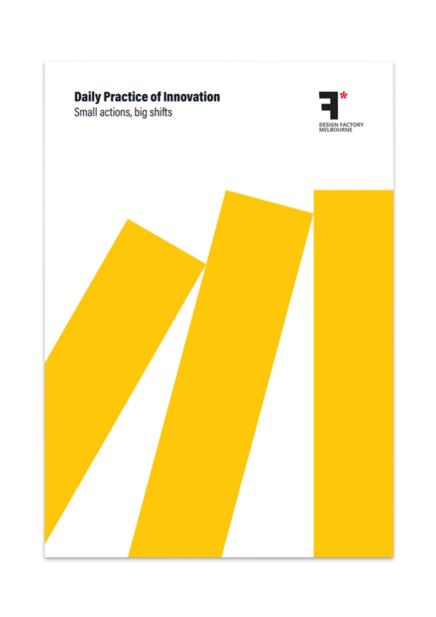 Daily Practice of Innovation book cover – Design Factory Melbourne
