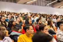 International students welcome 2019 event lecture hall