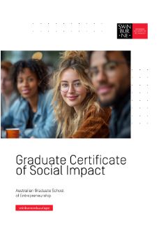 Study a postgraduate course in Social Impact at Swinburne