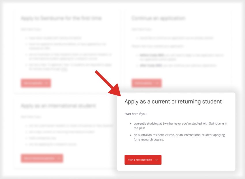 Applying Student Application Portal VE Offer Guide (Step 2) screenshot.