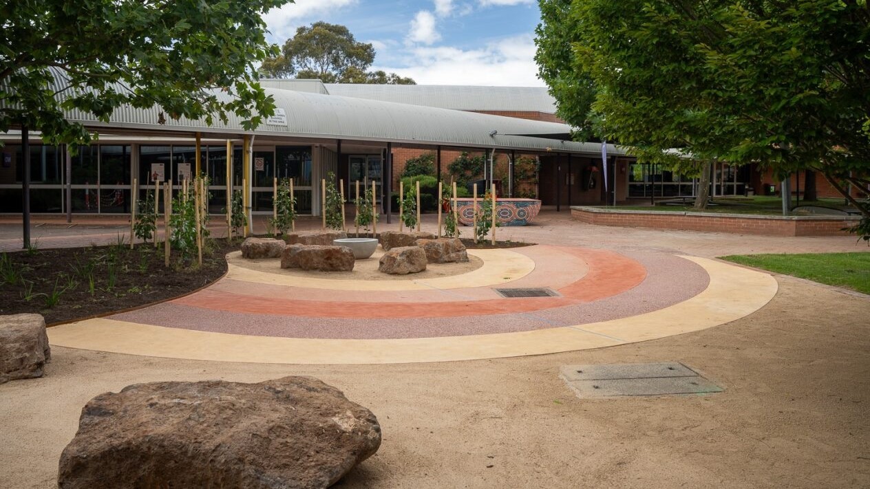 Outdoor courtyard