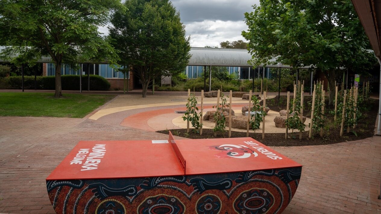 Outdoor courtyard