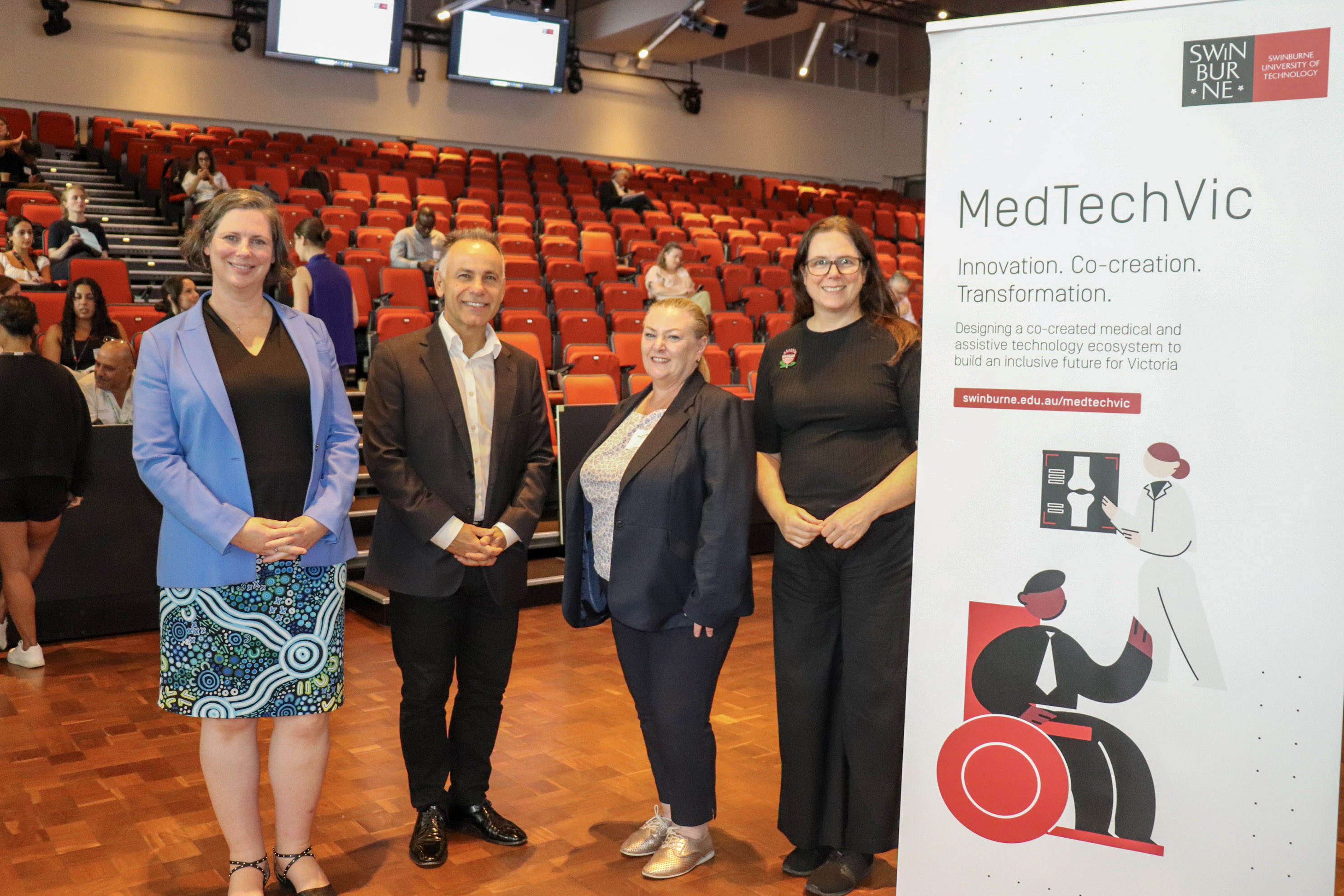 Swinburne's MedTechVic hub showcase brings together people, design, digitisation and manufacturing to reshape assisted living through inclusive innovation
