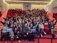 The attendees of the 2025 National Youth STEM Summit. Image provided by NYSF