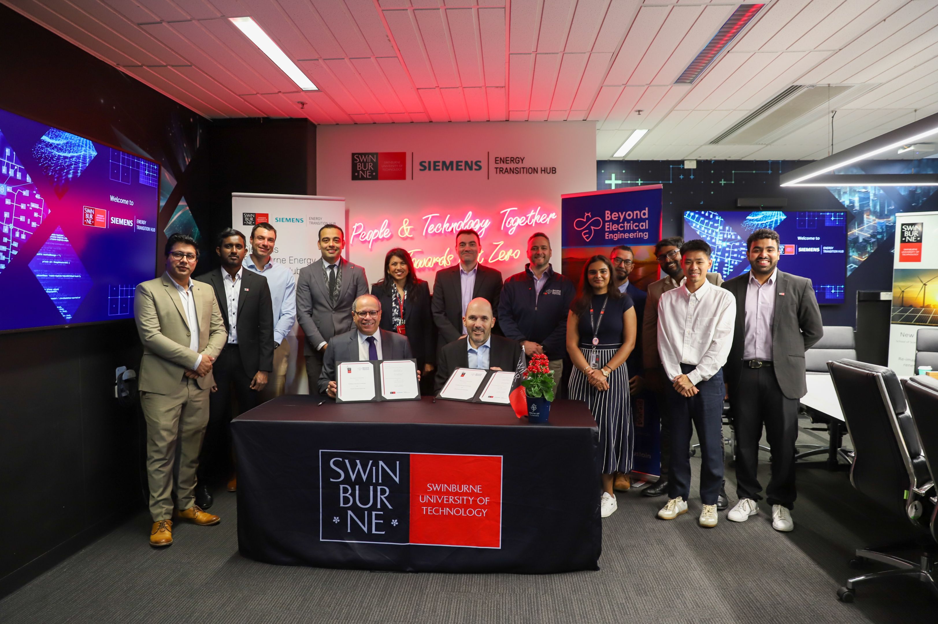 Swinburne, and the Siements Swinburne Energy Transition Hub have partnered with Beyond Electrical Engineering
