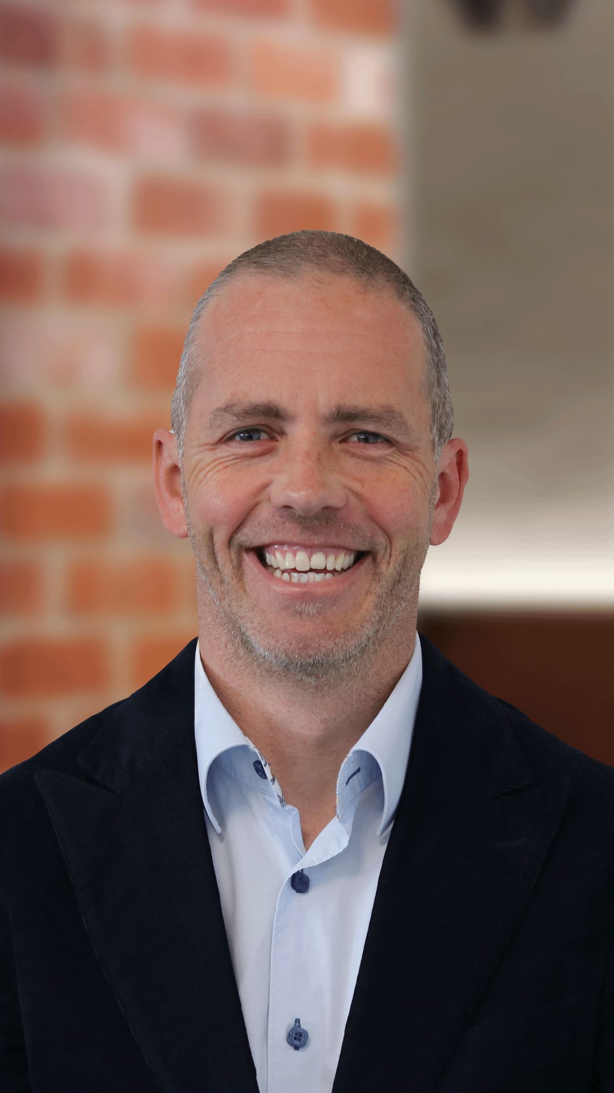 Close up of a man smiling for the camera