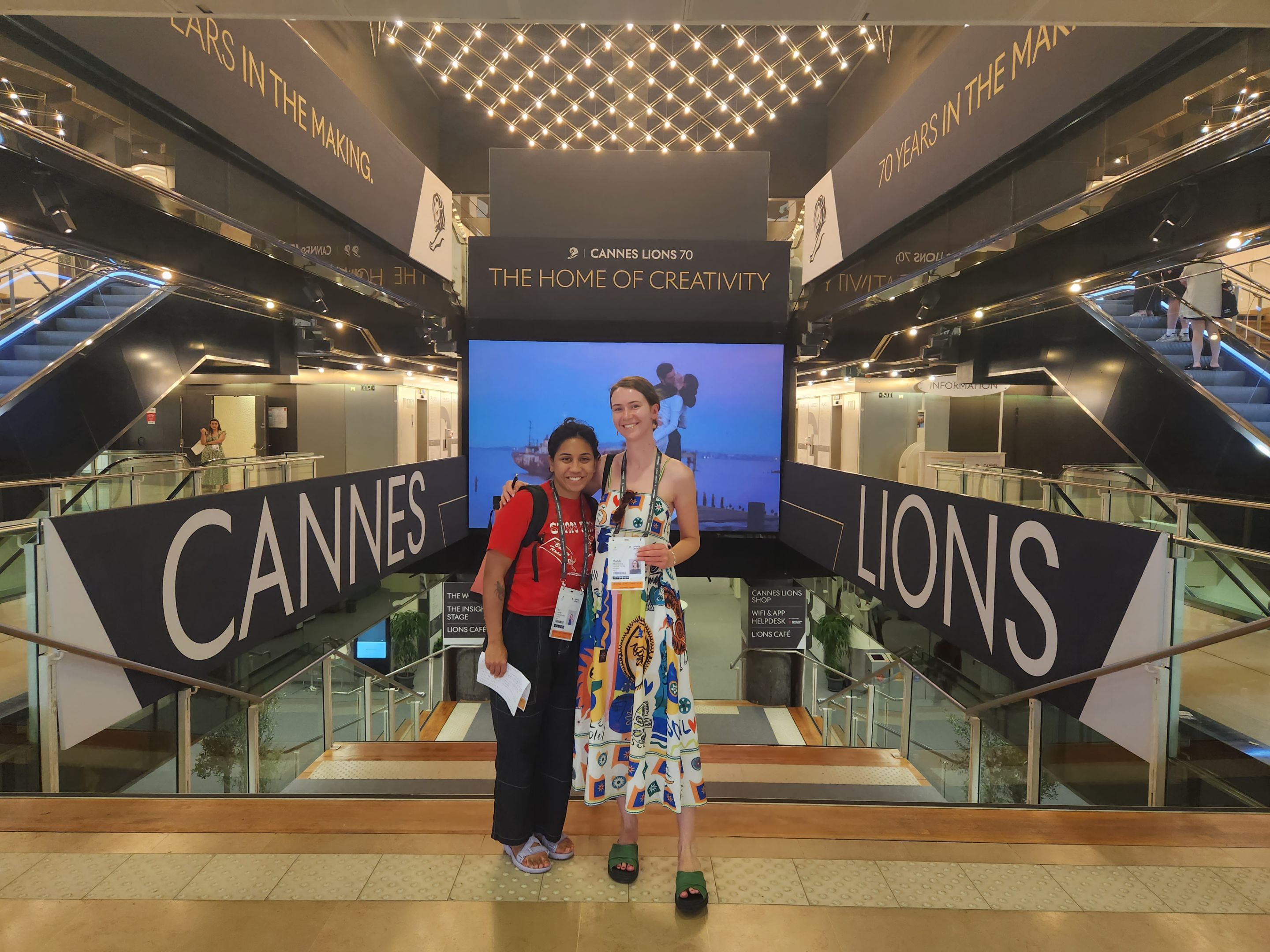 Maddy Merzvinskis alum at Cannes Maddy Merzvinskis is a design alum and got to compete at the Cannes International Festival of Creativity