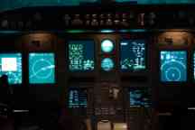 Aviation flight simulator used by students studying aviation and for research purposes